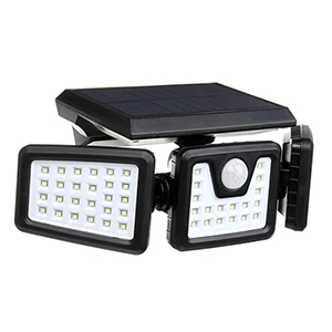 Three LED solar lights