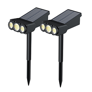 Solar outdoor garden light