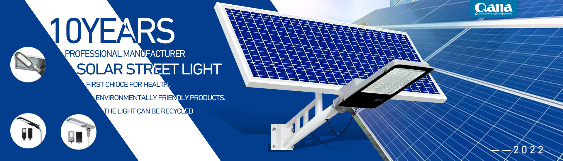 Solar led road light